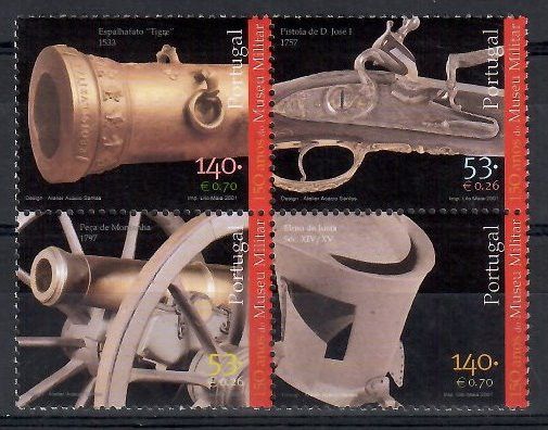 Znaczek Portugalia 2001 Mi 2516-2519 Czyste **
