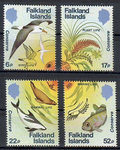 Znaczek Falklandy 1984 Mi 415-418 Czyste **