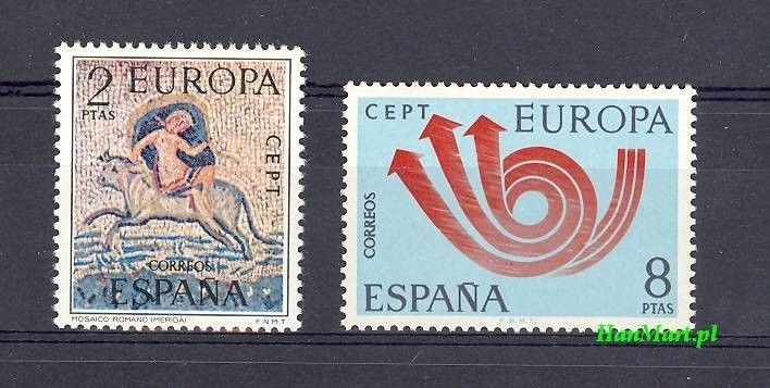 Znaczek Hiszpania 1973 Mi 2020-2021 Czyste **