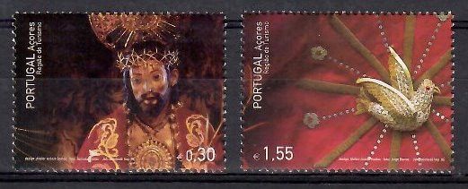 Znaczek Azory 2005 Mi 514-515 Czyste **