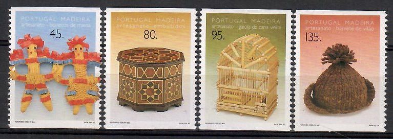 Znaczek Madera 1995 Mi 178-181C Czyste **
