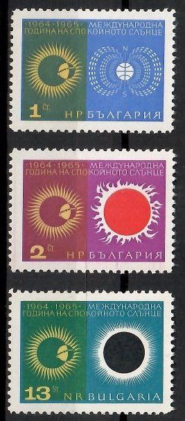 Znaczek Bułgaria 1965 Mi 1589-1591 Czyste **