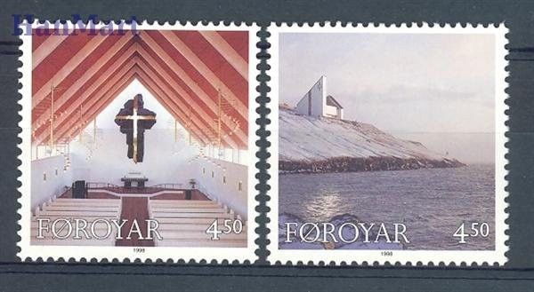 Znaczek Wyspy Owcze 1998 Mi 345-346 Czyste **