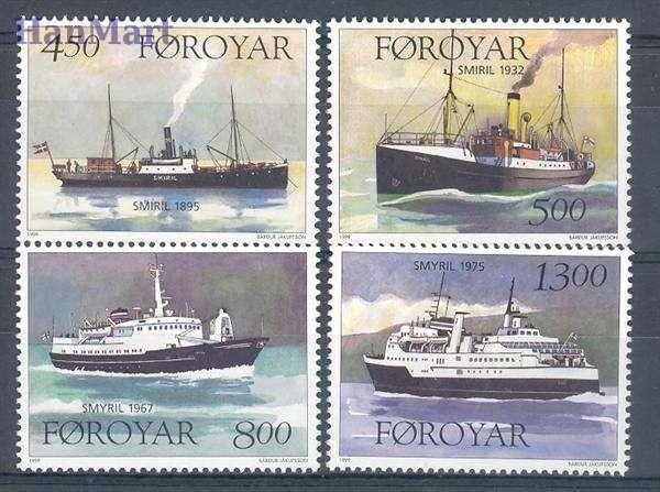 Znaczek Wyspy Owcze 1999 Mi 348-351 Czyste **