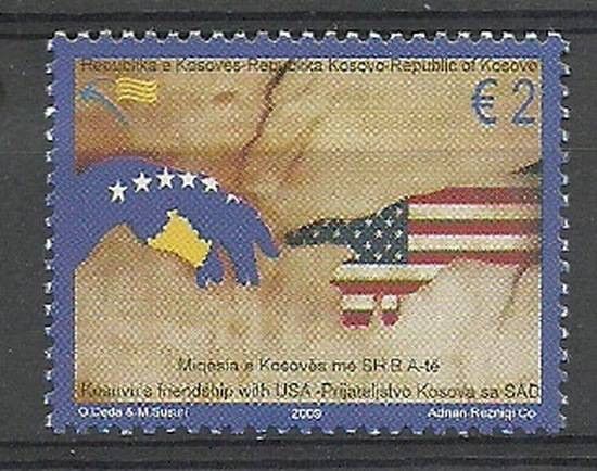 Znaczek Kosowo 2009 Mi 139 Czyste **