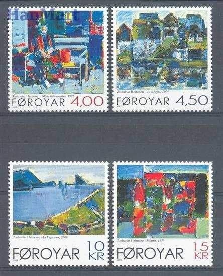 Znaczek Wyspy Owcze 2001 Mi 404-407 Czyste **