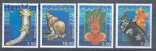Znaczek Wyspy Owcze 2002 Mi 417-420 Czyste **