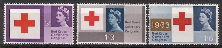 Znaczek Wielka Brytania 1963 Mi 362-364x Czyste **