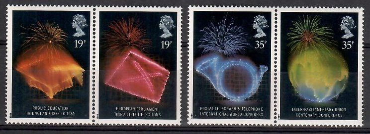 Znaczek Wielka Brytania 1989 Mi 1198-1201 Czyste **