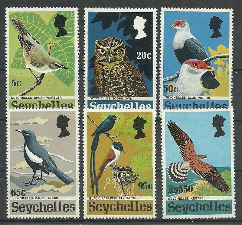 Znaczek Seszele 1972 Mi 301-306 Czyste **
