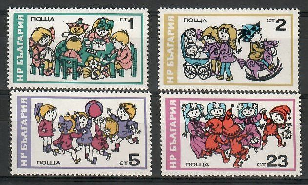 Znaczek Bułgaria 1976 Mi 2487-2490 Czyste **