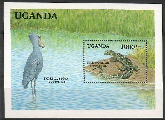 Znaczek Uganda 1991 Mi bl 127 Czyste **