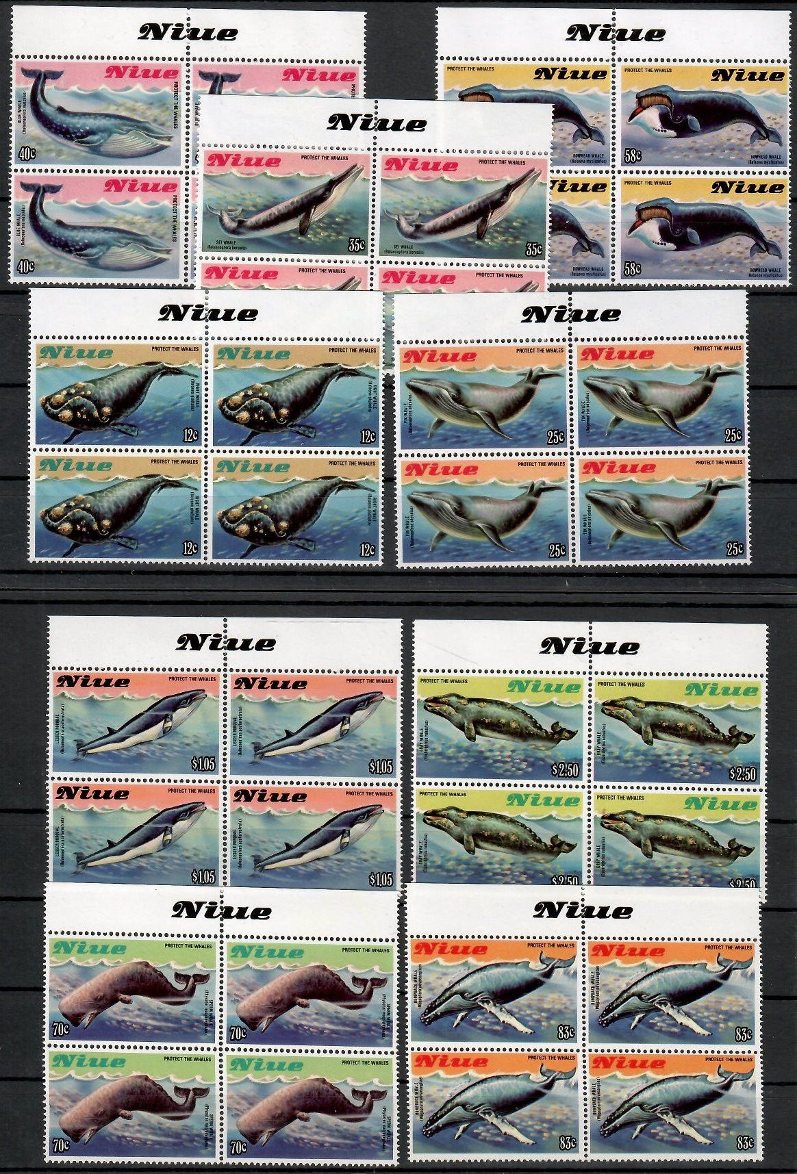 Znaczek Niue 1983 Mi 502-510 Czyste **