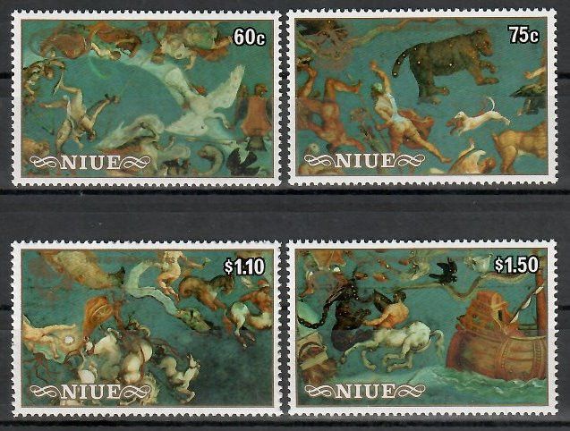 Znaczek Niue 1986 Mi 650-653 Czyste **