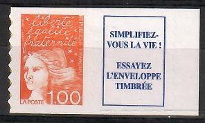 Znaczek Francja 1997 Mi zf 3230II Czyste **