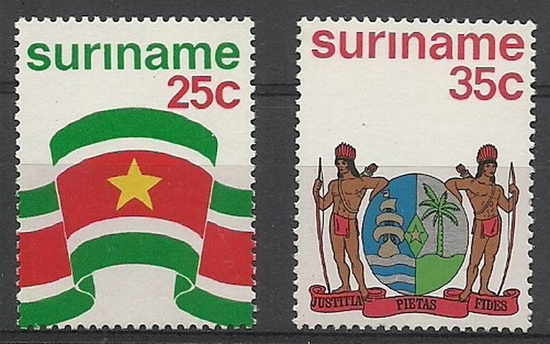 Znaczek Surinam 1976 Mi 715-716 Czyste **