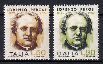 Znaczek Włochy 1972 Mi 1385-1386 Czyste **