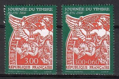 Znaczek Francja 1998 Mi 3275-3276C Czyste **