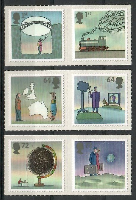 Znaczek Wielka Brytania 2007 Mi 2502-2507 Czyste **