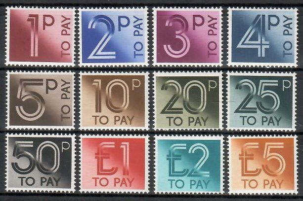 Znaczek Wielka Brytania 1982 Mi por 89-100 Czyste **