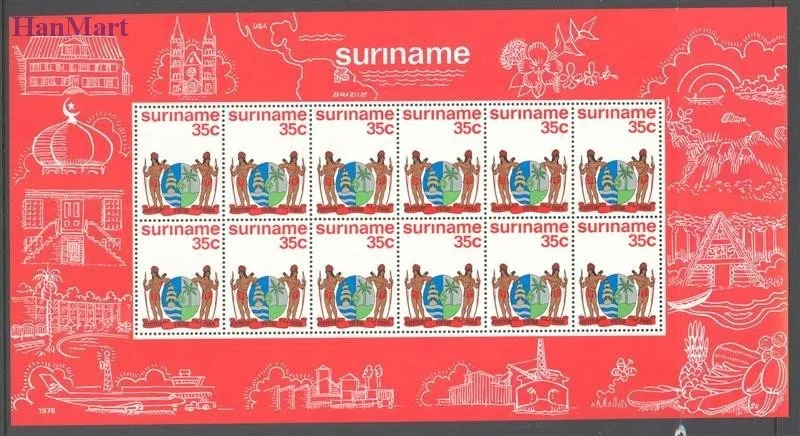 Znaczek Surinam 1976 Mi 715-716 Czyste **