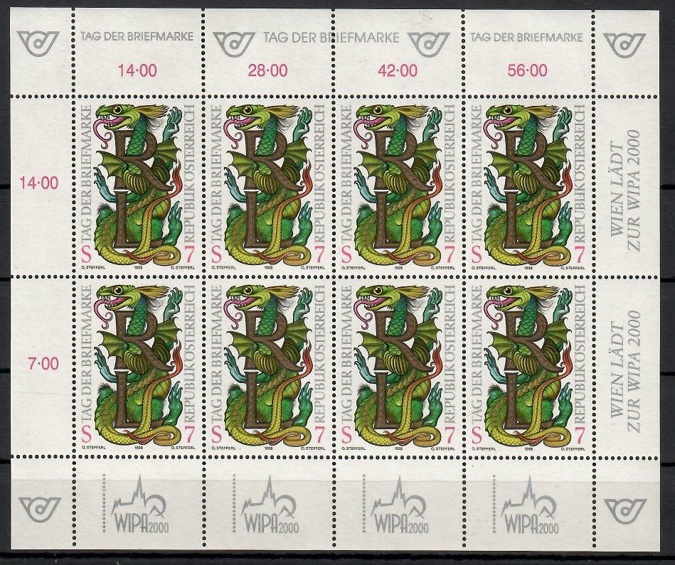 Znaczek Austria 1998 Mi ark 2260 Czyste **