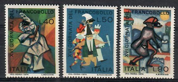 Znaczek Włochy 1974 Mi 1473-1475 Czyste **