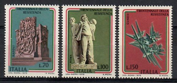 Znaczek Włochy 1975 Mi 1486-1488 Czyste **