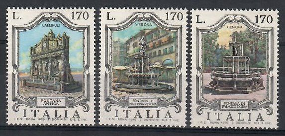Znaczek Włochy 1976 Mi 1557-1559 Czyste **