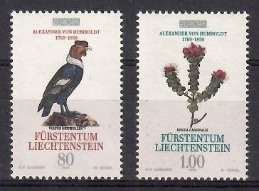 Znaczek Liechtenstein 1994 Mi 1079-1080 Czyste **