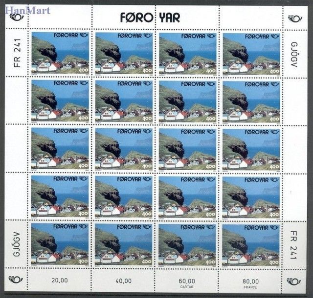 Wyspy Owcze 1993 Mi ark 246-247 Czyste **