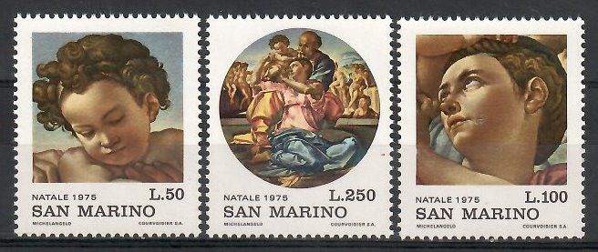 Znaczek San Marino 1975 Mi 1102-1104 Czyste **