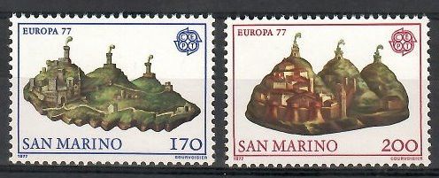 Znaczek San Marino 1977 Mi 1131-1132 Czyste **