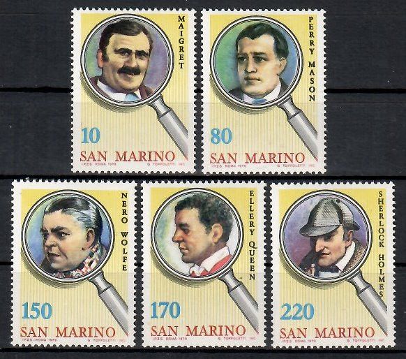 Znaczek San Marino 1979 Mi 1175-1179 Czyste **