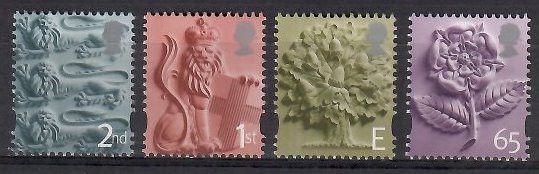 Znaczek Wielka Brytania 2001 Mi ENG 1-4 Czyste **