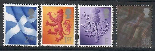 Znaczek Wielka Brytania 2003 Mi SKO 84-87 Czyste **