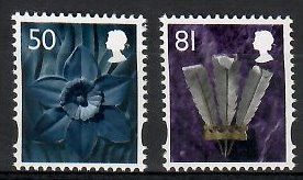 Znaczek Wielka Brytania 2008 Mi WAL 96-97 Czyste **