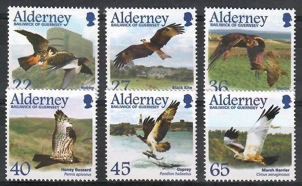Znaczek Alderney 2002 Mi 188-193 Czyste **