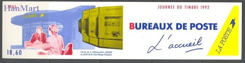 Znaczek Francja 1992 Mi mh 27 Czyste **