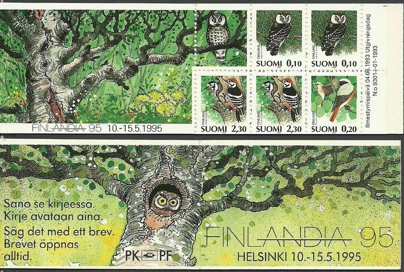 Znaczek Finlandia 1993 Mi mh 33 Czyste **