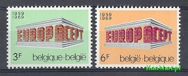 Znaczek Belgia 1969 Mi 1546-1547 Czyste **