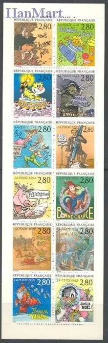 Znaczek Francja 1993 Mi mh 32C Czyste **