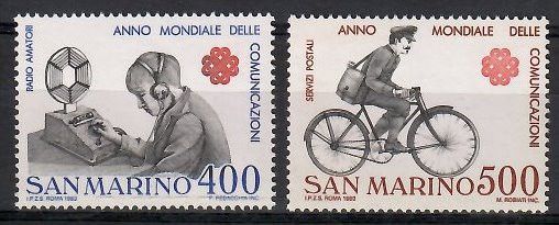 Znaczek San Marino 1983 Mi 1280-1281 Czyste **