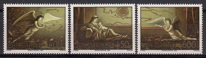Znaczek San Marino 1985 Mi 1332-1334 Czyste **