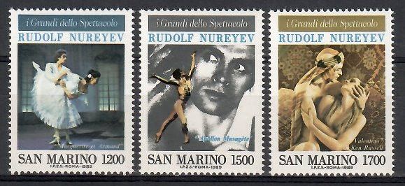 Znaczek San Marino 1989 Mi 1424-1426 Czyste **
