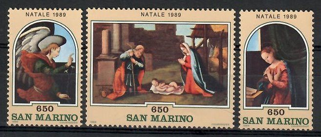 Znaczek San Marino 1989 Mi 1427-1429 Czyste **