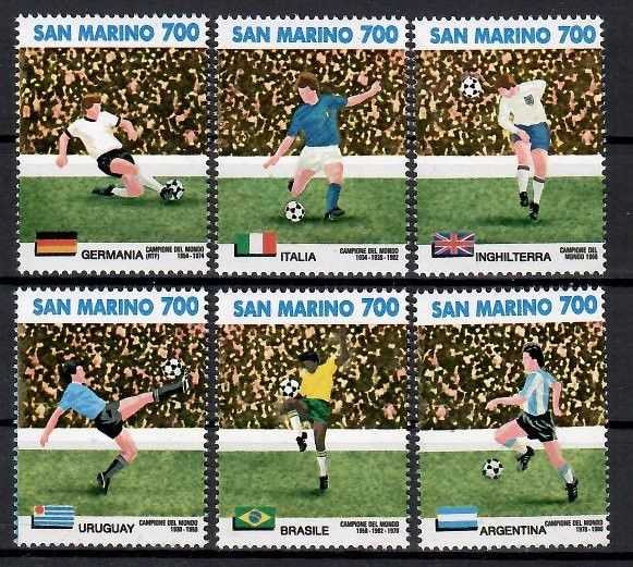 Znaczek San Marino 1990 Mi 1438-1443 Czyste **