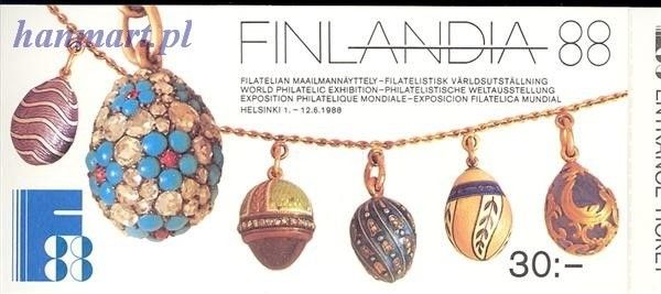 Znaczek Finlandia 1988 Mi mh 21 Czyste **