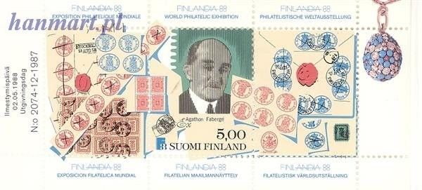 Znaczek  Finlandia 1988 Mi mh 21 Czyste **