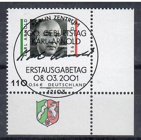 Znaczek Niemcy 2001 Mi 2173 Stemplowane